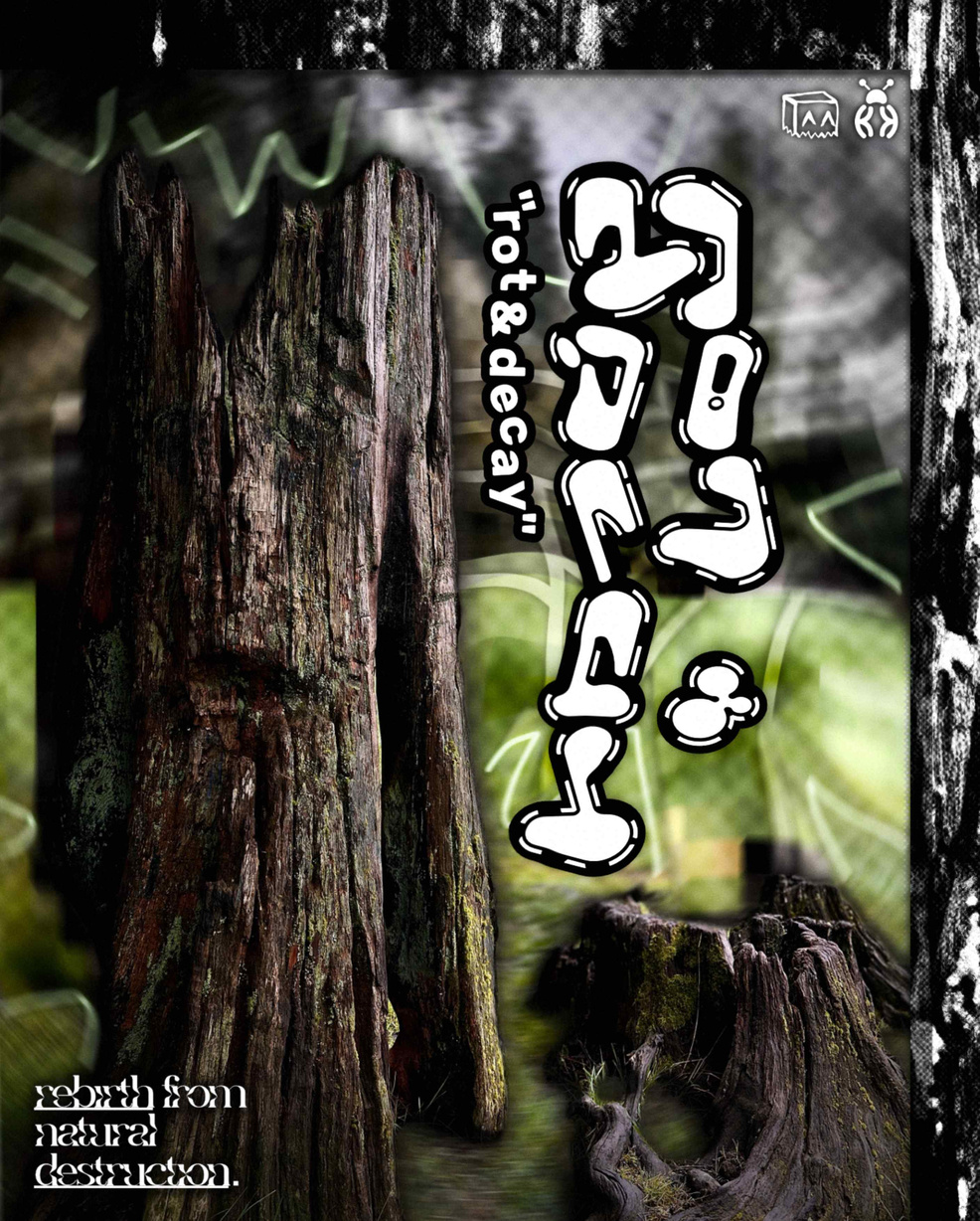 &quot;rot &amp; decay&quot; made for Kaybug Kollective&#39;s Nature Collection